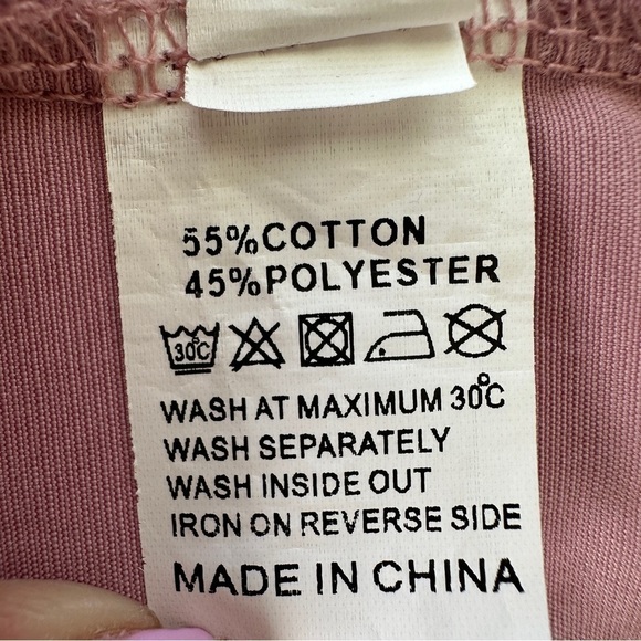 Women's Pink Button-Up Top - Picture 8 of 8